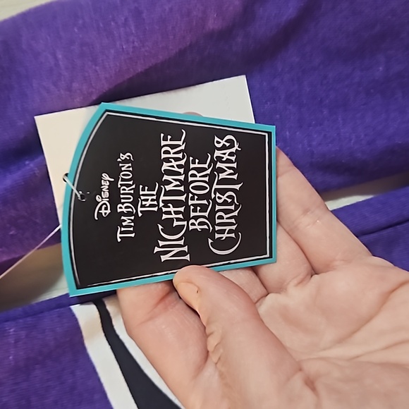 DISNEY Nightmare Before Christmas PURPLE Cosplay Hoodie Dress: NWT: L (10/12) - Picture 3 of 6